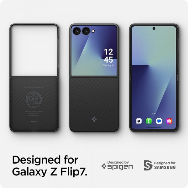 Spigen Samsung Galaxy Z Flip 7 Skal Air Skin Aramid Svart