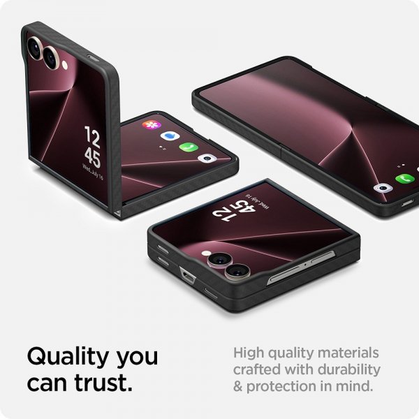 Spigen Samsung Galaxy Z Flip 7 Skal Air Skin Aramid Svart