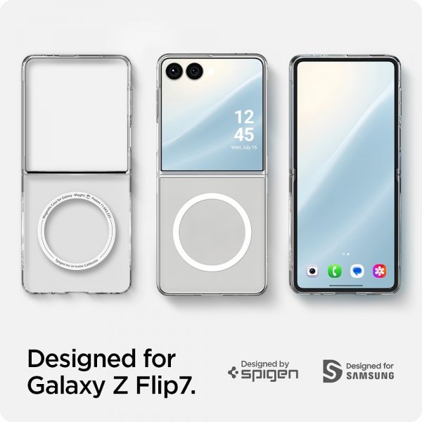 Spigen Samsung Galaxy Z Flip 7 Skal Air Skin Mag Transparent