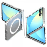 Spigen Samsung Galaxy Z Flip 7 Skal Ultra Hybrid Pro MagFit Clear White