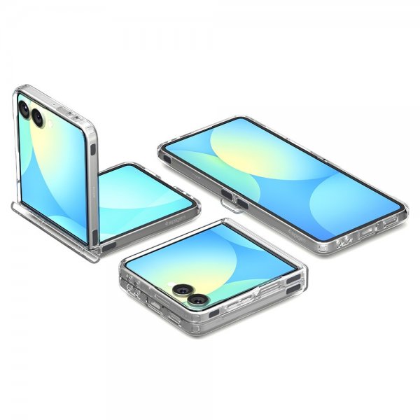 Spigen Samsung Galaxy Z Flip 7 Skal Ultra Hybrid Pro MagFit Clear White