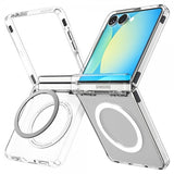 Spigen Samsung Galaxy Z Flip 7 Skal Ultra Hybrid Pro MagFit Clear White