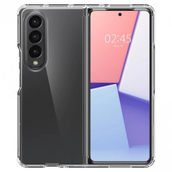 Spigen Samsung Galaxy Z Fold 4 Skal Crystal Hybrid Crystal Clear