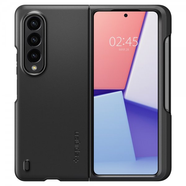 Spigen Samsung Galaxy Z Fold 4 Skal Thin Fit P Svart