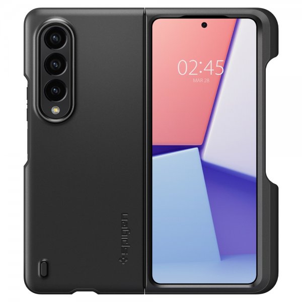Spigen Samsung Galaxy Z Fold 4 Skal Thin Fit P Svart