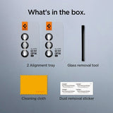 Spigen Samsung Galaxy Z Fold 5 Kameraskydd GLAS.tR EZ Fit Optik Pro 2-pack Svart