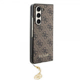 Guess Samsung Galaxy Z Fold 5 Skal 4G Charm Brun