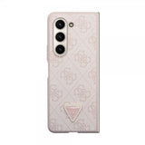 Guess Samsung Galaxy Z Fold 5 Skal 4G Metal Triangle Strass Rosa