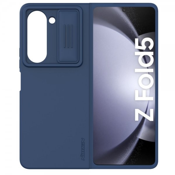 Nillkin Samsung Galaxy Z Fold 5 Skal CamShield Silky Blå