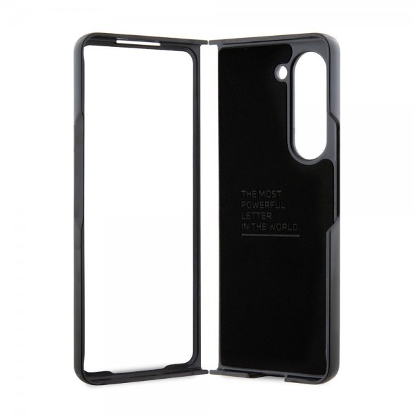 BMW Samsung Galaxy Z Fold 5 Skal Carbon Effect Metal Logo Svart