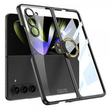 GKK Samsung Galaxy Z Fold 5 Skal Finger Ring Svart