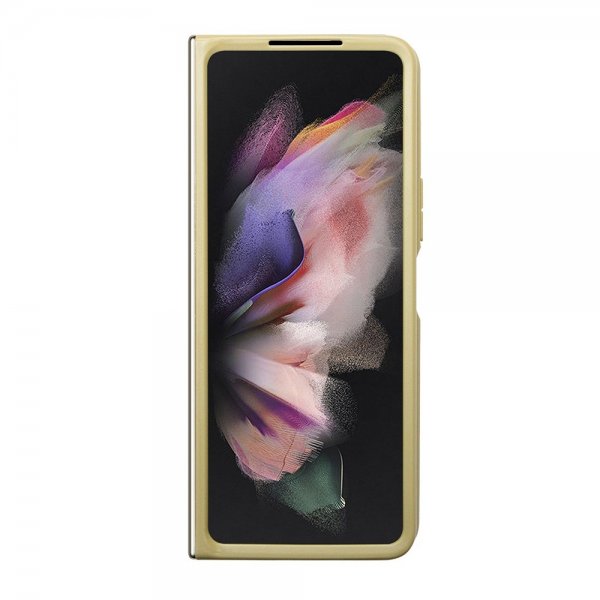 Guess Samsung Galaxy Z Fold 5 Skal Glitter Flakes Metal Logo Guld
