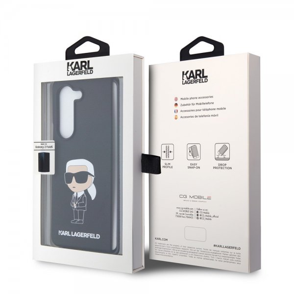 Karl Lagerfeld Samsung Galaxy Z Fold 5 Skal Ikonik Metal Pin Svart