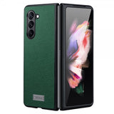 Sulada Samsung Galaxy Z Fold 5 Skal Litchi Grön