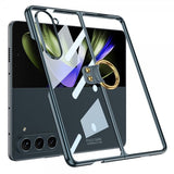 GKK Samsung Galaxy Z Fold 5 Skal med Ringhållare Grön