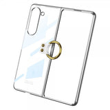 GKK Samsung Galaxy Z Fold 5 Skal med Ringhållare Svart