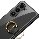 GKK Samsung Galaxy Z Fold 5 Skal med Ringhållare Svart