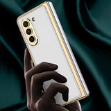 GKK Samsung Galaxy Z Fold 5 Skal Pläterad Kant Svart