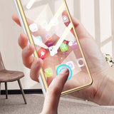 GKK Samsung Galaxy Z Fold 5 Skal Pläterad Kant Vit