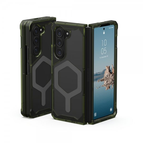 Urban Armor Gear (UAG) Samsung Galaxy Z Fold 5 Skal Plyo Pro MagSafe Olive/Space Grey