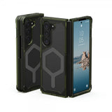 Urban Armor Gear (UAG) Samsung Galaxy Z Fold 5 Skal Plyo Pro MagSafe Olive/Space Grey