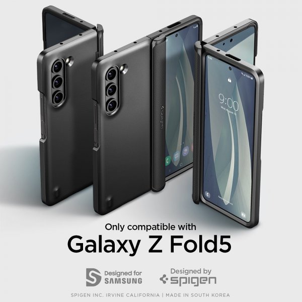 Spigen Samsung Galaxy Z Fold 5 Skal Slim Armor Pro Svart