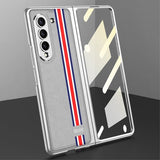 GKK Samsung Galaxy Z Fold 5 Skal Stripe Grå