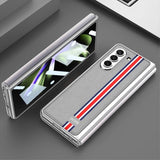 GKK Samsung Galaxy Z Fold 5 Skal Stripe Grå