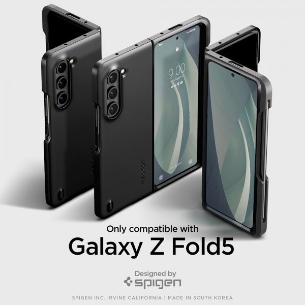 Spigen Samsung Galaxy Z Fold 5 Skal Thin Fit P Svart