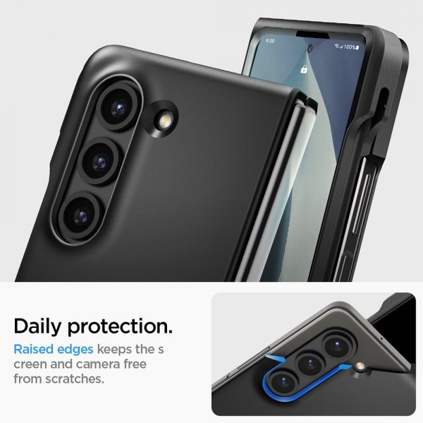 Spigen Samsung Galaxy Z Fold 5 Skal Thin Fit P Svart