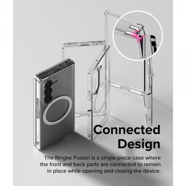 Ringke Samsung Galaxy Z Fold 6 Skal Fusion Magnetic Transparent