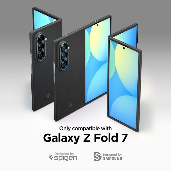 Spigen Samsung Galaxy Z Fold 7 Skal Air Skin Aramid Svart