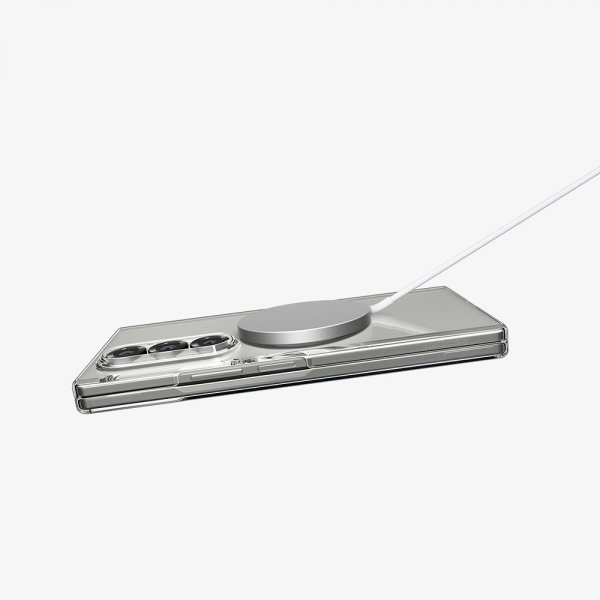 Spigen Samsung Galaxy Z Fold 7 Skal Air Skin MagFit Clear White