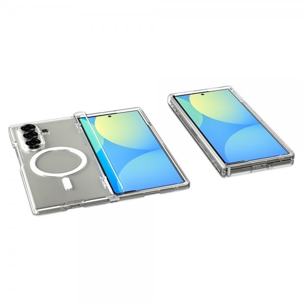 Spigen Samsung Galaxy Z Fold 7 Skal Ultra Hybrid Pro MagFit Clear White