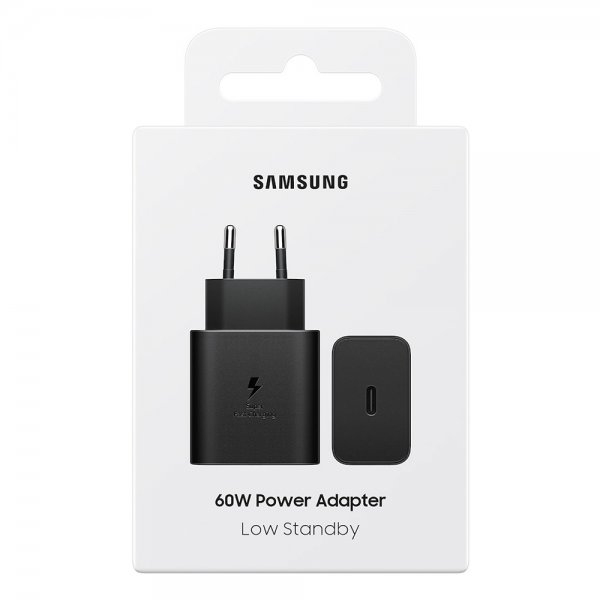 Samsung Original Laddare 60W Power Adapter USB-C Svart