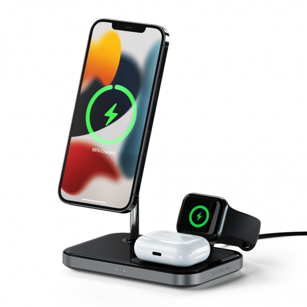 Satechi 3-in-1 Magnetic MagSafe Wireless Charging Stand