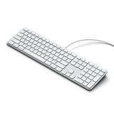 Satechi Trådat Tangentbord Slim LX3 USB-C/USB-A Silver