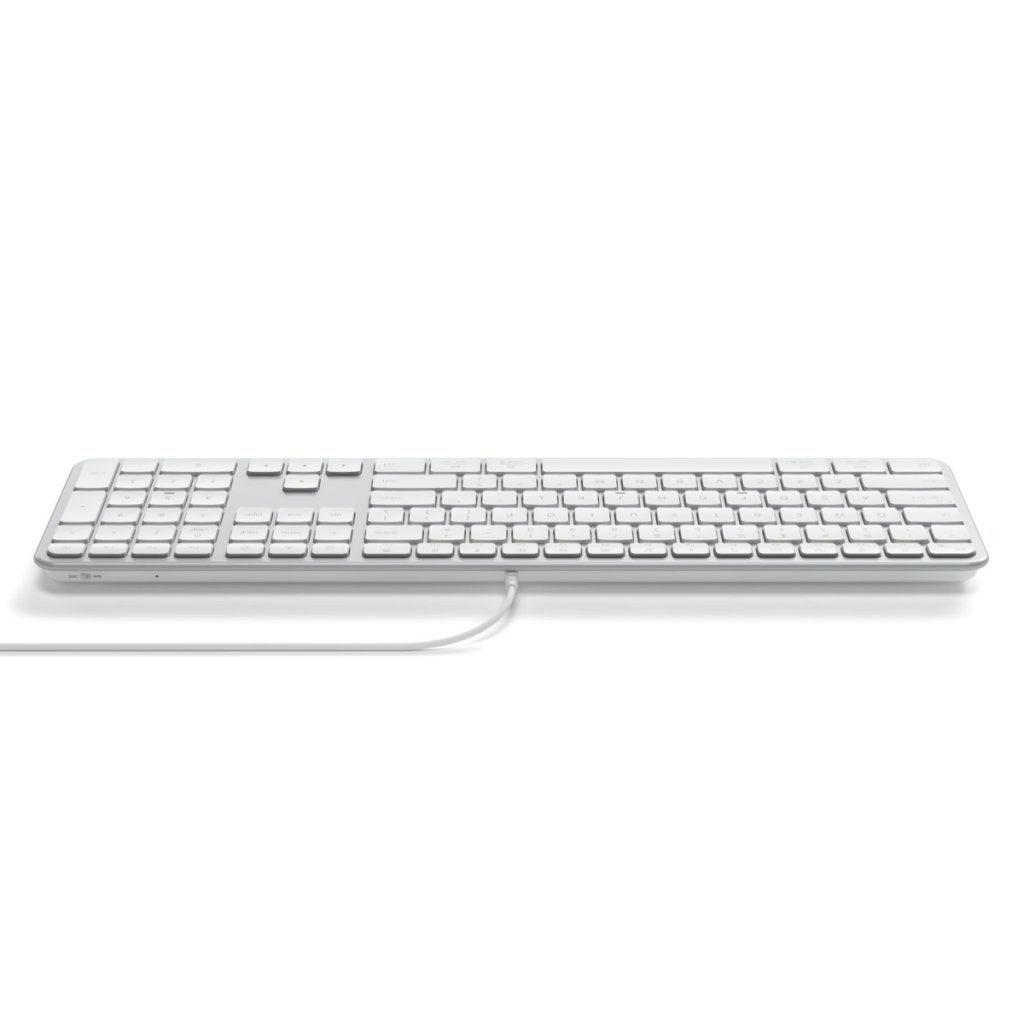 Satechi Trådat Tangentbord Slim LX3 USB-C/USB-A Silver