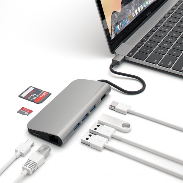 Satechi USB-C Multi-Port Adapter 4K Space Grey