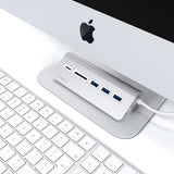 Satechi USB-C Combo Hub for Desktop Blå