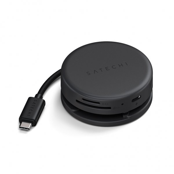 Satechi OntheGo 7-i-1 Multiport Adapter Space Black