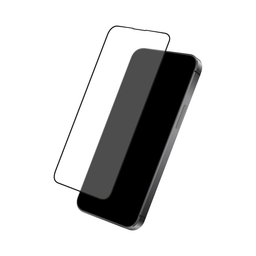 MobileFriend iPhone 16 Pro Max Skärmskydd Svart ram