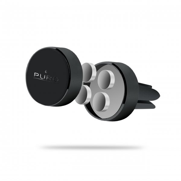 Puro Magnetisk Bilhållare Air Vent Svart