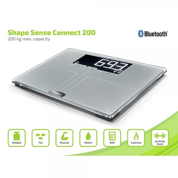 Soehnle Shape Sense Connect 200 Smart Personvåg med Bluetooth