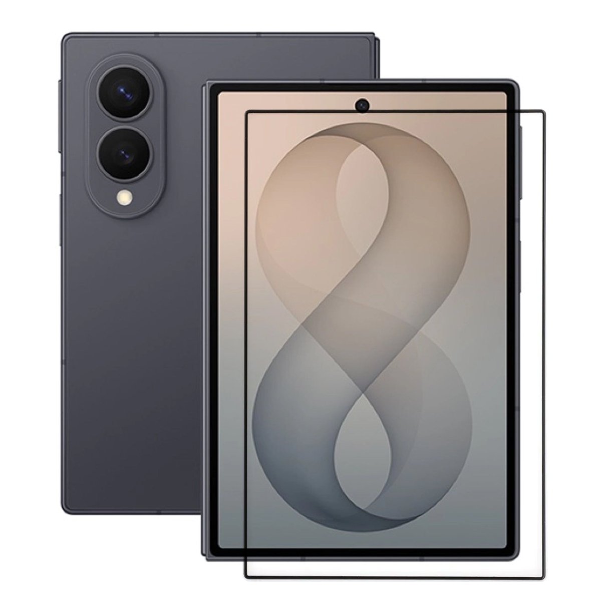 Samsung Galaxy Z Fold 8 Skärmskydd Härdat Glas