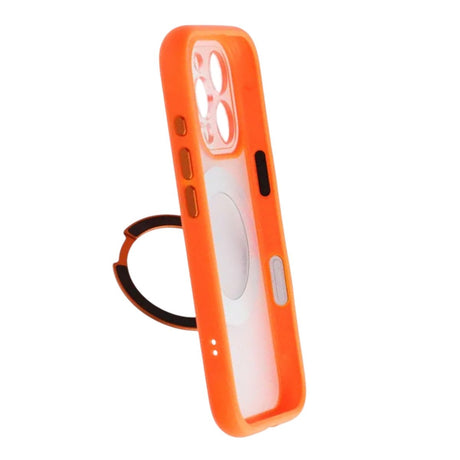 iPhone 16 Pro Max Skal Roterbart Stativ MagSafe Orange
