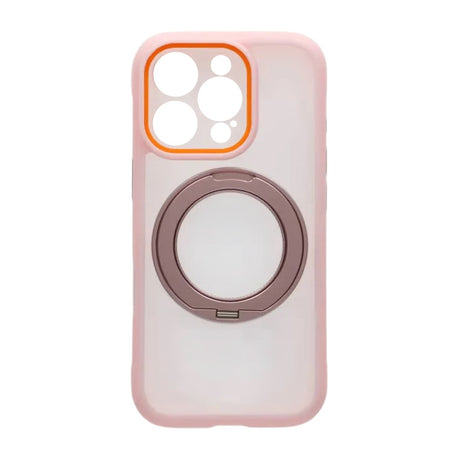 iPhone 16 Pro Max Skal Roterbart Stativ MagSafe Rosa