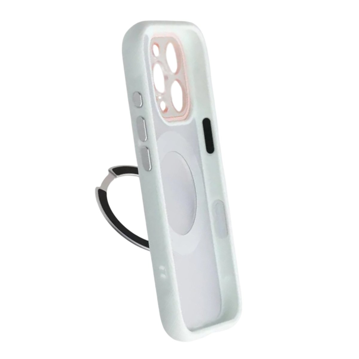 iPhone 16 Pro Max Skal Roterbart Stativ MagSafe Vit