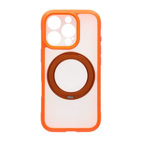 iPhone 16 Pro Skal Roterbart Stativ MagSafe Orange