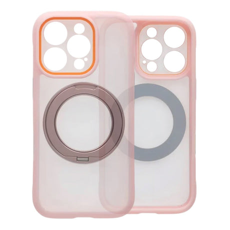 iPhone 16 Pro Skal Roterbart Stativ MagSafe Rosa